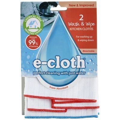 E-cloth Wash & Wipe Kitchen Cleaning Cloths