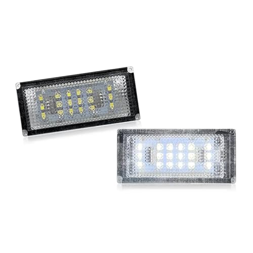 Luces matrícula LED alta luminosidad blanca para paragolpes BMW E46 M3 Coupé 04-06