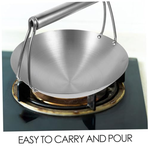 Wok de acero inoxidable con barra para colgar miniatura 7