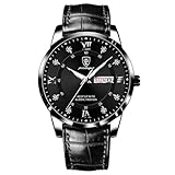 montre aiguille digitale Mouvement à quartz fiable : alimenté par un mouvement à quartz précis for un chronométrage précis et offre une résistance à l'eau de 50 M for résister aux éclaboussures et à la pluie quotidiennes.