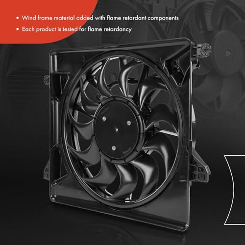 A-Premium Engine Radiator Cooling Fan Assembly with Brushless Motor Compatible with Select Kia Models - Sportage 2017-2022 2.0L, AWD - Replace# 25380D9800 by A-Premium - Image 3