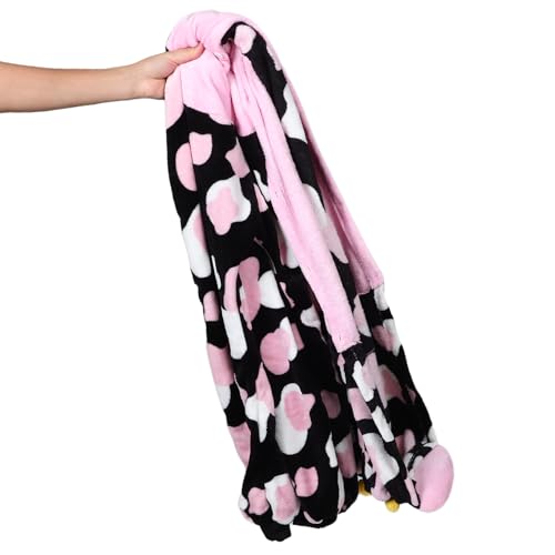 Pijama enterizo unisex de vaca para invierno talla L 6