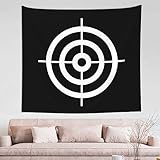 NUSDB Bullseye Shooting Targets Wall Tapestry For Bedroom Home Dorm Decor Large Tapestries 60' X 51'