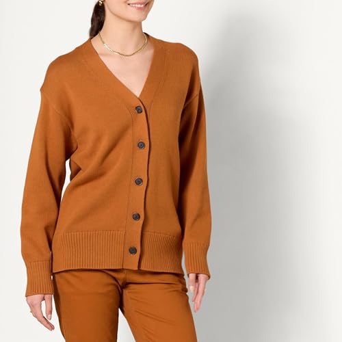 Image of Amazon Essentials Women's Relaxed Fit Midweight Cardigan Sweater