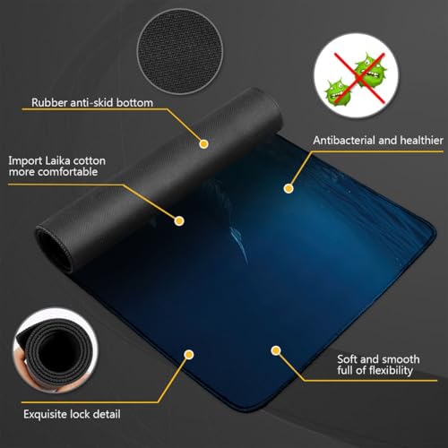 Alfombrilla de ratón de tela flexible para un deslizamiento fluido y preciso en tu PC 3