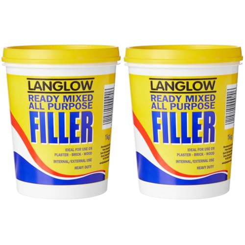 Palace Langlow Ready Mixed Filler 1 kg (68-1), White (Pack of 2)