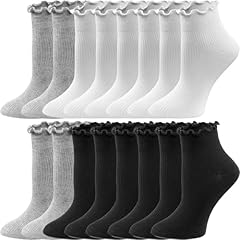 8 Pairs - 3 White / 3 Black / 2 Grey