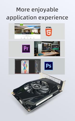 Image of Yeston Radeon RX 550 4GB GDDR5 1183MHz 512processors PCIExpress 3.0 DirectX12 Video Cards Double Slot DP+HDMI Compatible +DVI-D Graphics Card of Desktop (Black)
