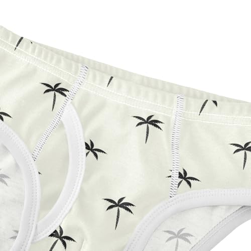 Cotton Little Boys Briefs Soft Palm Trees Toddler Underwear4