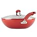 Rachael Ray Brights Nonstick Wok/Stir Fry Pan/Wok Pan - 11 Inch, Red Gradient