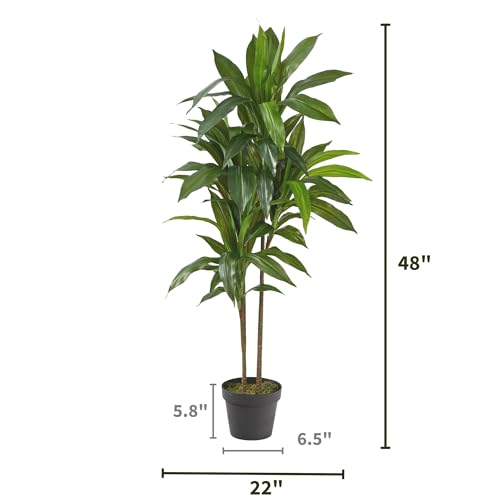 Arbre artificiel sans entretien en polyester résistant vert 1,2m