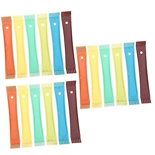 VINTORKY エアコンコンデンサーフィンブラシ フィンコーム ラジエーターフィンコーミングツール 定期清掃 6個×3セット