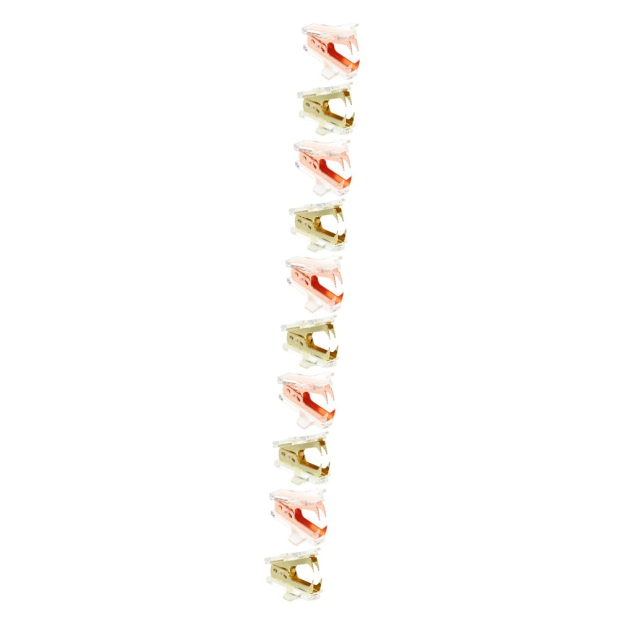 STOBOK 10pezzi Mini Levapunti Portatile Design Rimuovi Graffette Per Scuola e Casa Accessorio e Colori e Facile Usare e