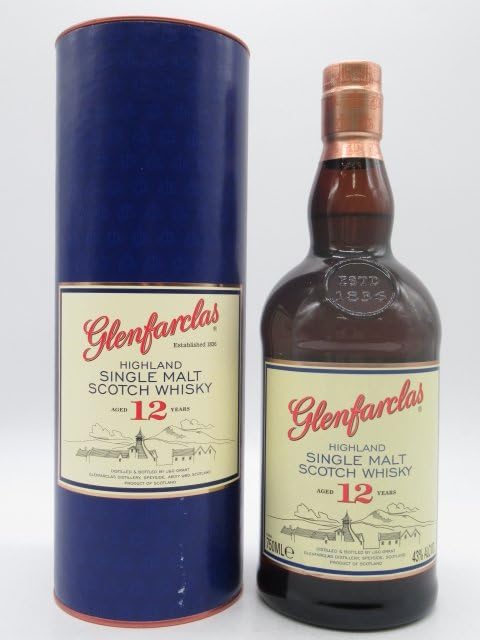 Amazon.co.jp: グレンファークラス 12年 43度 750ml □容量ちょっと