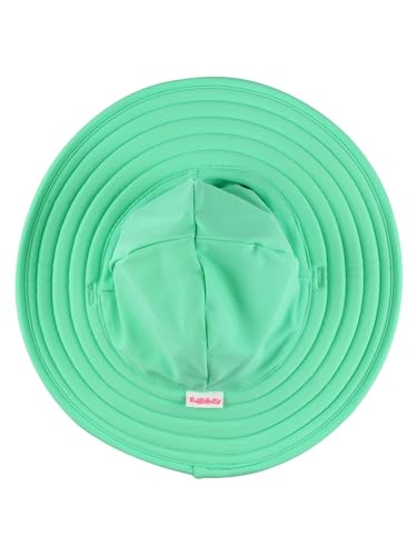 Image of RuffleButts Baby /Toddler Girls UPF 50+ Sun Protective Wide Brim Swimwear Sun Hat