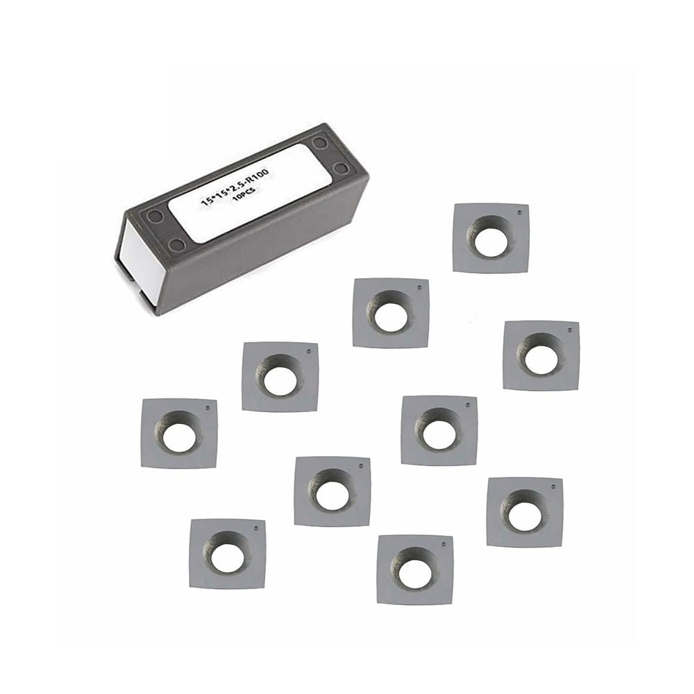 10pcs 15mm Radius Carbide Inserts for Byrd Shelix Cutterheads 15x15x2