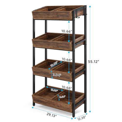Tribesigns JW0428 4-Tier Retail Display Rack thumb #1