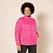 Amazon Essentials Women's Lightweight Long-Sleeve Water-Resistant Packable Puffer Jacket (Available in Plus Size), Hot Pink, Large