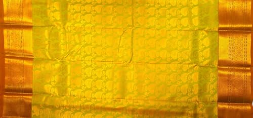 Image of VFCollections Women's Kanchipuram Silk Pure Pattu Sarees With Blouse