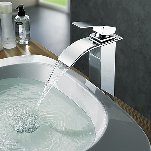 Robinet de lavabo monotrou eau chaude et froide QYYZTQY Bascall Basin pour salle de bain