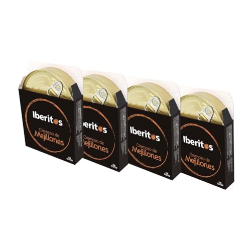Cremoso de mejillones Iberitos 140 g pack de 4