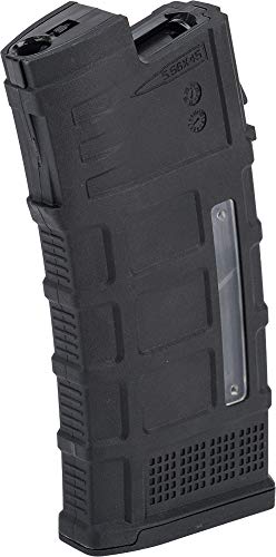 Evike Airsoft - Avengers Polymer Magazine for AUG Series Airsoft AEG Rifles (Color: Black / 370rd High-Cap)