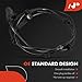 A-Premium Front Left/Right ABS Wheel Speed Sensor Compatible with Infiniti G25 2011-2012, G35 2007-2008, G37 2008-2013 & Nissan 370Z 2009-2014/2016-2020 - Front Driver or Passenger Side