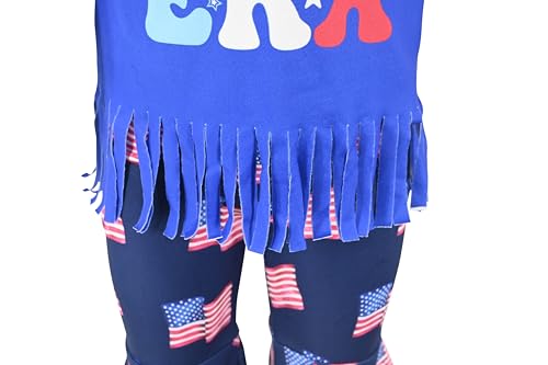 Image of Unique Baby 2 Piece Girls Bell Bottom Leggings Outfit with Short Sleeved Shirt Kid and Toddler Clothes Set