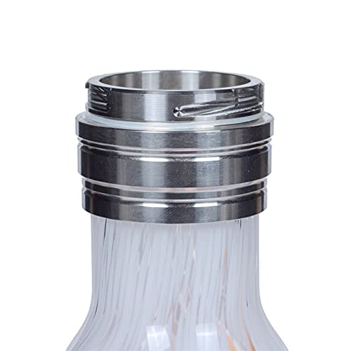 Heavensent Secret Cave Carbon Blowoff Shisha Set V2A mit Carbon Grün Hookah Klickgewinde Komplettset | Wasserpfeife… – Bild 7