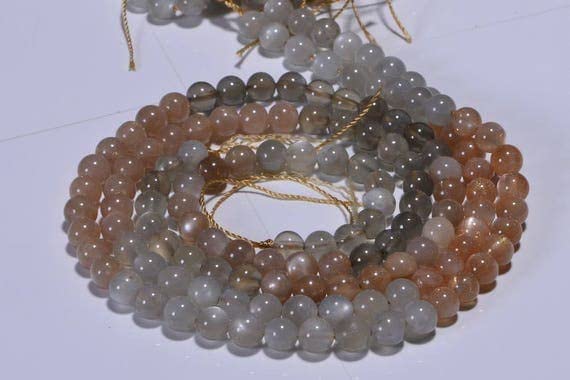 Pierre de lune perles de 6 mm pour bijoux bohèmes faits main au quotidien