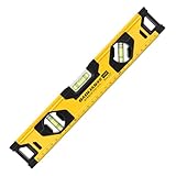 Holtrae 300mm Wasserwaage Magnetisch,Hochpräzise, Verdickte Endkappen,Kleine Wasserwaage mit 3 Vollständig Ablesbaren Libellen (0°/45°/90°)