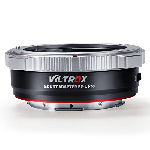 VILTROX EF-L Pro Auto Focus Lens Mount Adapter with Security Lock Compatible with Canon EF/EF-S Lens to L Mount Camera Leica SL2/Lumix S1 S1H S5/Sigma fp L,Idea for Large Lens - Image 2