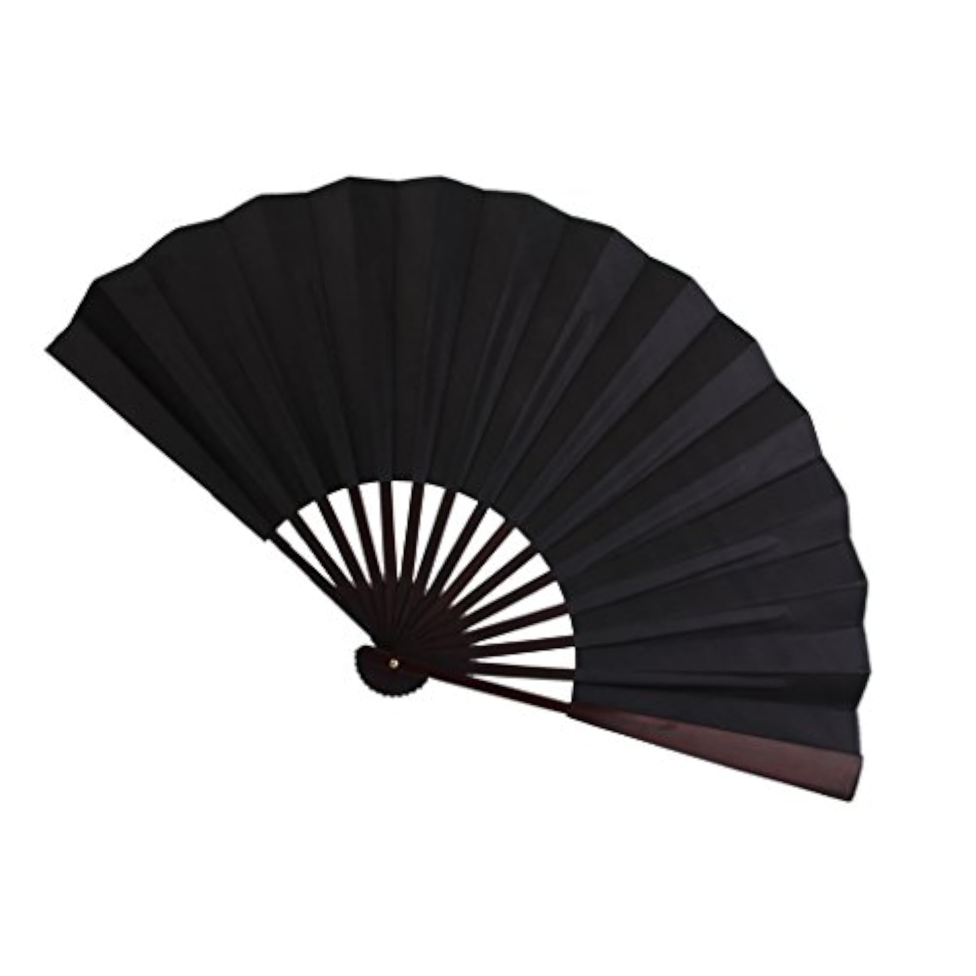 Men's Silk Blank Hand Fan for Calligraphy and Dancing