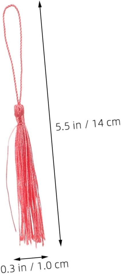 240pcs Mini Soft Craft Tassels for Jewelry Making Xmas DIY Accessories