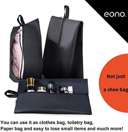 Amazon Brand - Eono 4-Pcs Premium Water Resistant Portable Shoe Bag for Travel Organizer for Shoe Dustproof