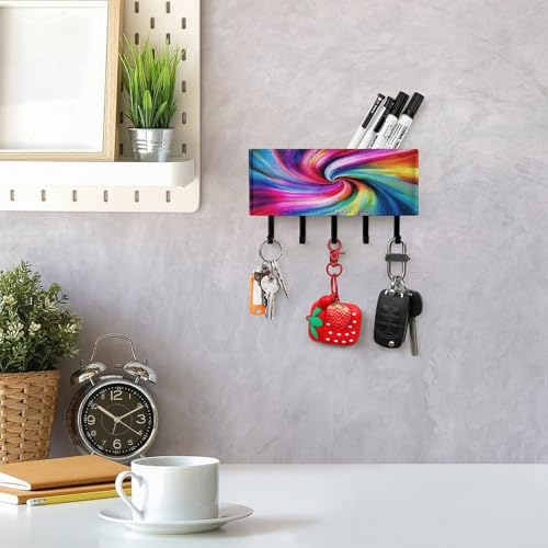 Soporte de llaves de pared para el recibidor y pasillo de casa moderna 8