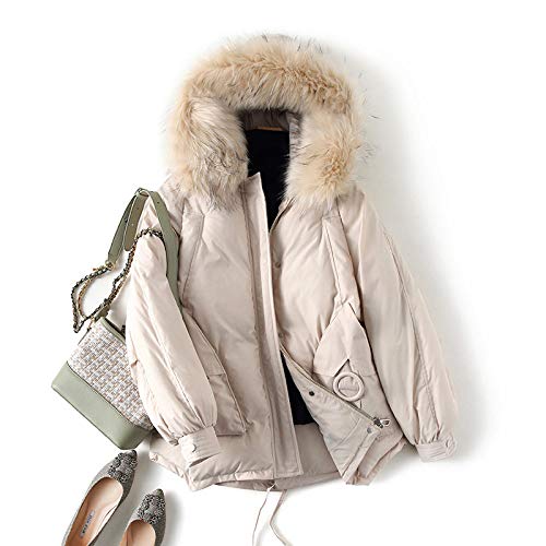 Doudoune femme élégant manteau court à capuche veste d'hiver lâche de voyage premium