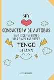 conductor de autobus  Regalo para la mejor Conductora de autobús: Cuaderno de notas A5 regalo Conductora de autobús- A5 /cuadriculado -  regalos Conductora de autobús para el cumpleaños regalo de cumpleaños colega