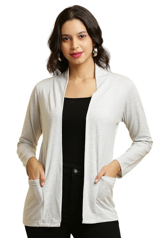Women Shrug pocket shrugs shawl cape poncho jacket style shrug-image-35