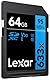 Lexar Professional 633x SD Karte 64GB, SDXC UHS-I Speicherkarte, Bis zu 95 MB/s Lesen, für DSLR-Mittelklasse, HD-Camcorder, 3D-Kameras (LSD64GCB1EU633)