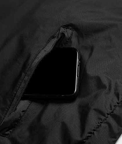 Geek Lighting Rain Jackets For Men Waterproof With Hood Windbreaker Lightweight Raincoat For Hiking Running Travel #TOP6