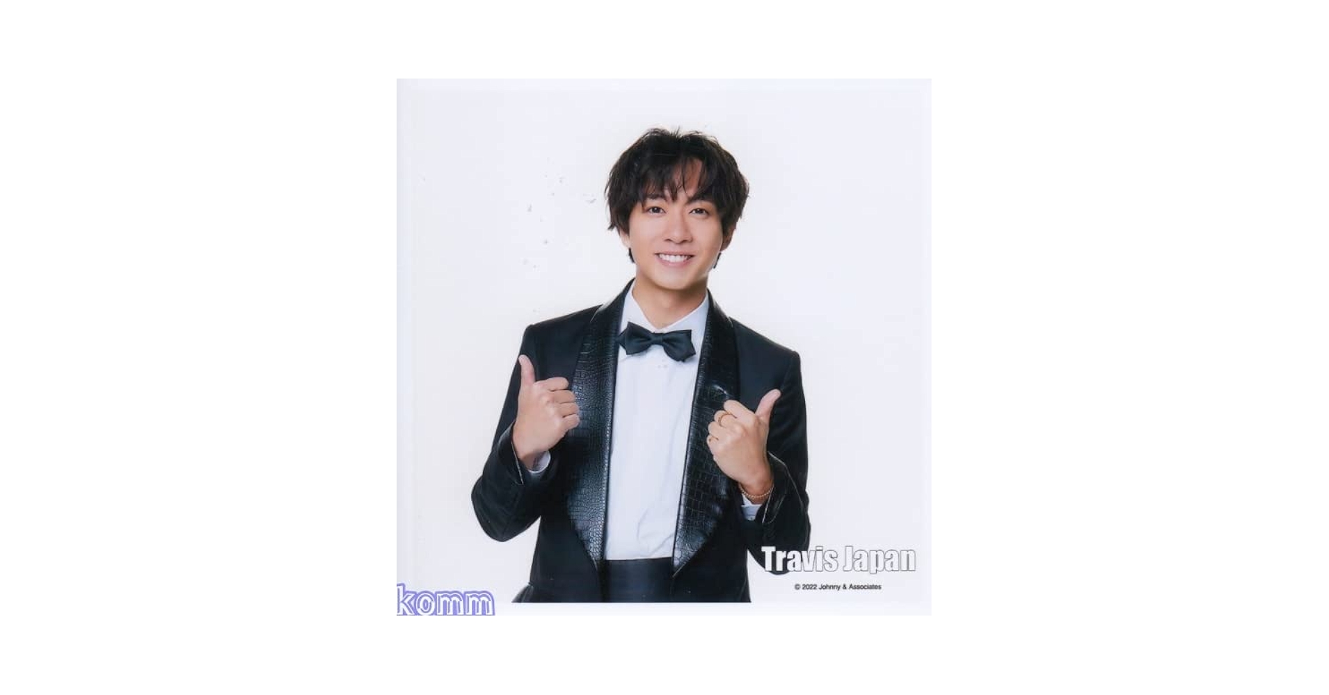 Amazon.co.jp: Travis Japan 公式 生 写真 ましかくフォト（中村