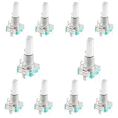JESSINIE 10Pcs EC11 Rotary Encoder Switch Digital Potentiometer 20MM with Switch 5...