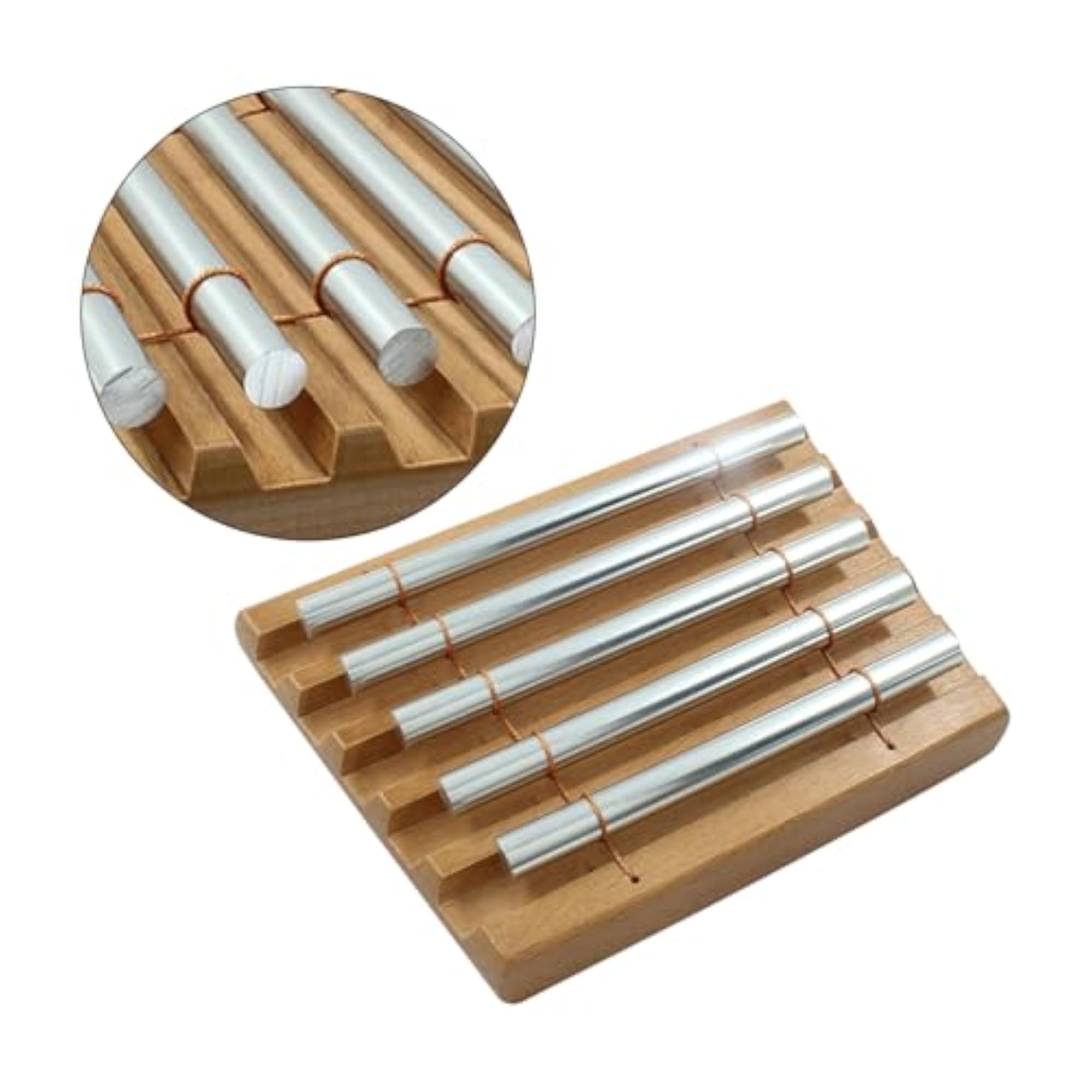 Set of Five Tone Hand Chimes for Meditation