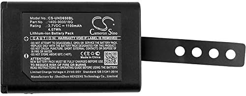 Battery for Unitech RD650, SRD650 PN:Unitech 1400-900018G, BP08-000780 1100mAh / 4.07Wh