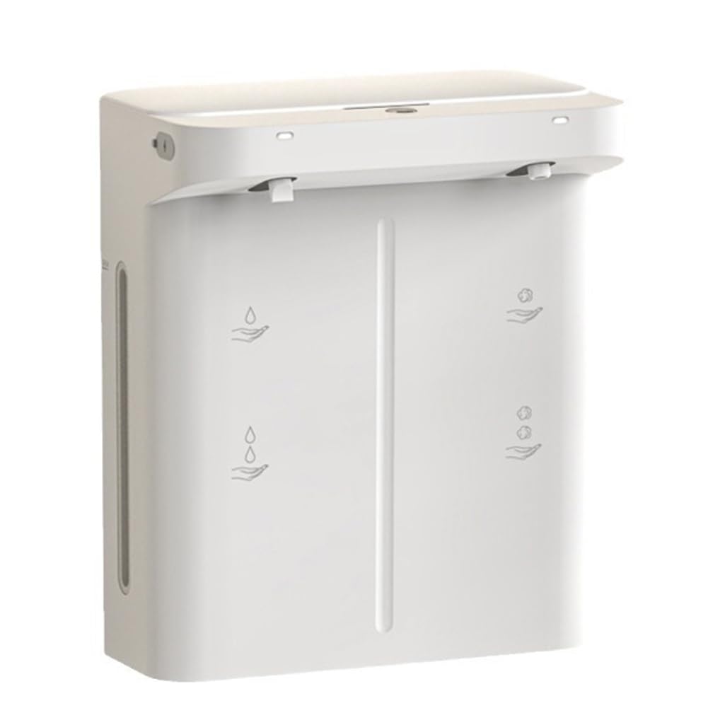 Dispenser di sapone automatico senza contatto, doppio bolla, liquido, 300 ml x 2, per vari tipi di lozioni
