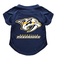 Littlearth Unisex-Erwachsene Pet NHL Haustier-T-Shirt, Team-Farbe, M (Neck: 13, Girth: 15-20, Back: 12)