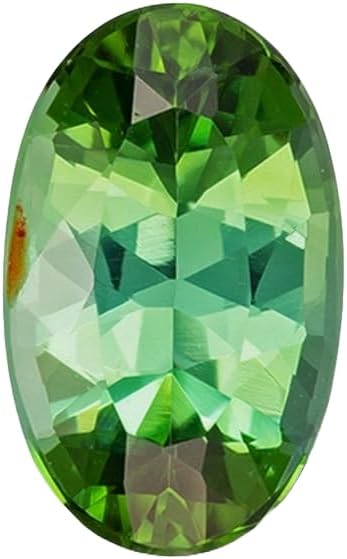 2 Pcs. Of Lab Created Green tourmaline Oval shape Fine Step Cut 10x8mm loose gemstone for jewelry making. (DIY, Ring, Pendant, Necklace) |GH_NAT_13910_2