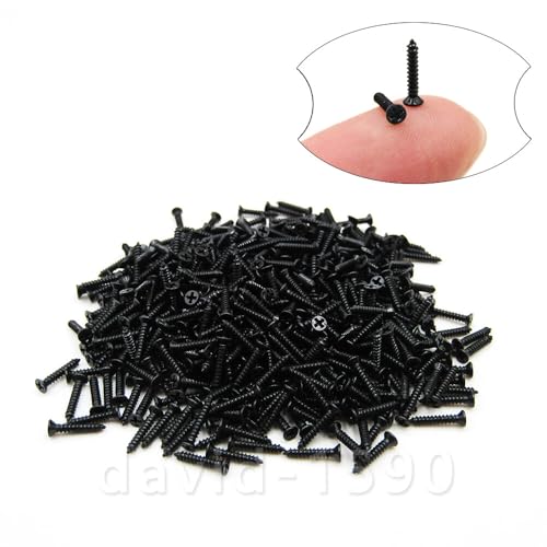 Tornillos autorroscantes Phillips cabeza plana M2 x 20mm, 500pcs miniatura 2