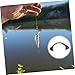 JUMPLAWN 100pcs High-Strength Fishing Wire Leader Rigs with Snap Tackle for and Freshwater Fishing